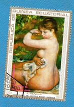 Equatorial Guinea 1973 Used Stamp  Painting by Pierre-Auguste Renoir, 18... - £1.56 GBP