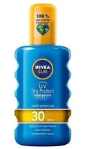 Nivea Sun UV DRY Protect transparent SPRAY Sunscreen SPF 30 -200ml-FREE ... - $28.70