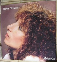 BARBRA STREISAND MEMORIES 1980 VINTAGE LARGE POSTER CBS - $49.50