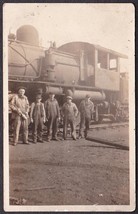 Railroad Men Photo Wm. &amp; Claude Ramp, Ed Gunther, Chas. Roeder, Paul Berner - £13.70 GBP