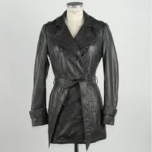 Emilio Romanelli Brown Leather Women&#39;s Coat SKU EM-953 - $6,445.80 MXN