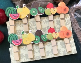 Wooden Clips,Pin Clothespin,Pegs,Children&#39;s Birthday Party Favor Decorations - £2.51 GBP+