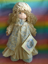 Vintage 1993 Precious Moments Doll Dawn in Old Fashioned Flannel Gown 16&quot; w/Tags - £19.36 GBP