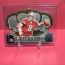 2000 Pacific Steve Young Crown Royals Die-Cut Red #93 49ers - £2.36 GBP