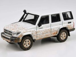 Paragon Models 2014 Toyota Land Cruiser 76 White (Dirty Off Road Effect)... - $25.99