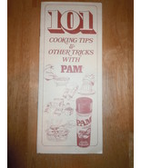 Vintage 101 Cooking Tips &amp; Other Tricks With Pam Recipe Booklet 1980&#39;s - £2.23 GBP