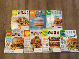 Lot of 7 Summer Food Network Magazines Summer Desserts, Grilling, Quick ... - £10.11 GBP