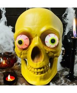 Spooky SKULL HEAD LIGHT UP Color Changing Flashing EYES Halloween Prop S... - $302.15 MXN