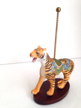 Franklin Mint The Treasury of Carousel Art Tiger Vintage Collectible Fig... - $26.99