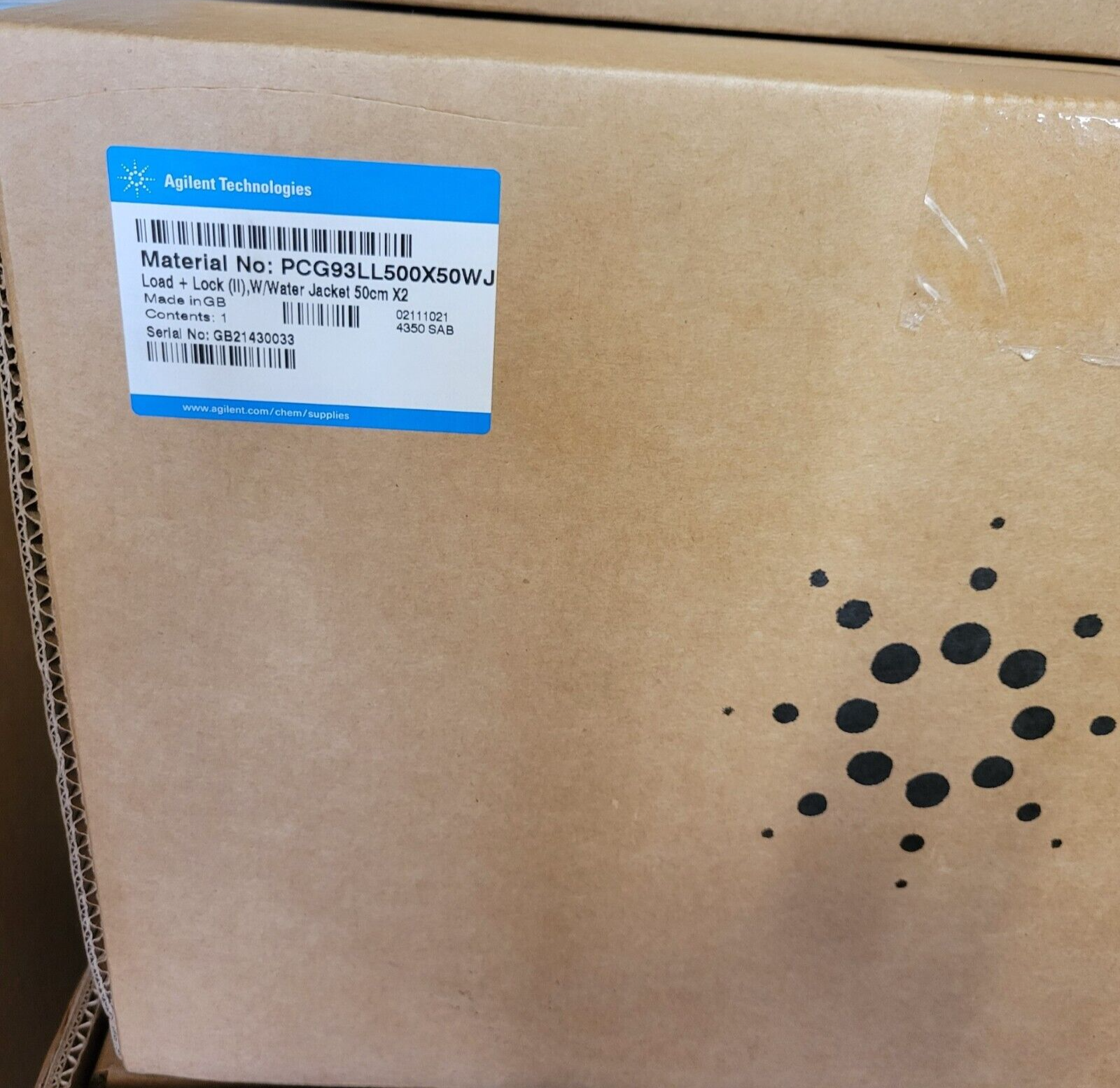 Agilent Load &amp; Lock 4002 column, 50 x 500 mm PCG93LL500X50WJ - $9,732.00