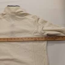 L.L. Bean Women's Ivory Fleece 1/4 Zip Pullover Sweatshirt Size Medium 502183 image 8