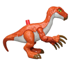 Jurassic World Dominion Imaginext 2020 Orange Dinosaur Figure Only Raptor GVV63 - £12.99 GBP