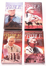 Charlton Heston Presents the Bible VHS Tape Lot of 4 - 3 New Sealed, 1 Used EUC - $17.83