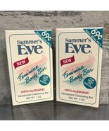 Vtg Summers Eve feminine Body Bar Hypo-Allergenic Deodorant Cleansing Lo... - $225.80 MXN