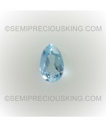 Natural Aquamarine Pear Faceted Cut 5X3mm Carolina Blue Color VVS Clarit... - $14.72