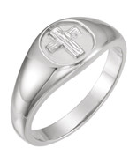 Sterling Silver The Rugged Cross® Chastity Ring - $3,103.02 MXN