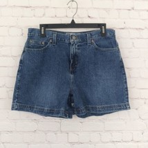 Faded Glory Shorts Womens 8 Blue Jean High Rise Mom Cotton Casual - £19.73 GBP