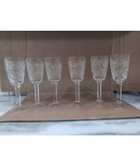 Waterford Crystal Cordial Glasses, Set of 6 Vintage Glassware, Small Ste... - £58.38 GBP