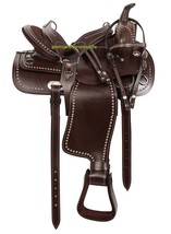 Handmade Western Horse Saddle Equestrian Western Pleasure Trail Horse Sa... - £419.55 GBP