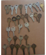 42 Vintage Keys - Vintage House Key Collection - Classic Metal Keys - Ol... - $19.46 CAD