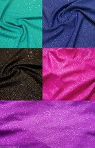 Blue Pink Green Purple Glitter Knit Hair Scrunchies by Sherry Lot of 5 N Miller - £29.86 GBP