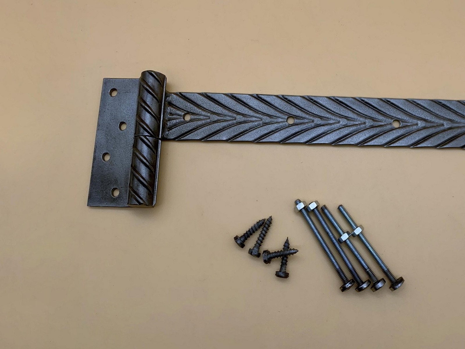 Antique Style Gate Hinges - Vintage Rustic Barn Door Hardware with Strap... - $35.00
