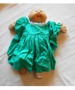 1985 Xavier Roberts soft sculpture cabbage patch doll in green dress use... - $14.99