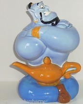 Disney Genie Aladdin Cookie Jar Blue Magic Lamp Wish Treasure Craft Pfal... - £101.60 GBP