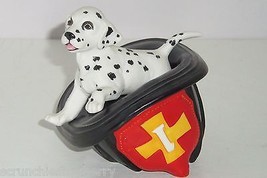 2 Fireman Hat Dalmatians Princeton Gallery 1990 Fine Porcelain 3 Tiny Dogs - $24.95