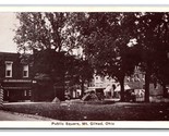 Public Square Mount Mt Gilead Ohio OH UNP DB Postcard H28 - $14.80