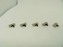 5x Pack Lot Small Micro Slide Toggle Switch Slider 3 Positions 4 Pins + ... - £9.05 GBP