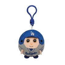 TY MLB Beanie Ballz - LOS ANGELES DODGERS (Plastic Key Clip - 2.5 inch) - £10.37 GBP