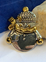 BEST Christmas Snowman Brooch Fashion Jewelry Pin / Pendant Combo - £23.63 GBP