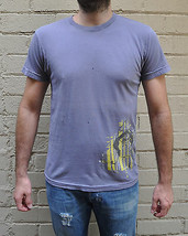 Marc Jacobs Sea Captain Graphic Tee Purple Cotton Short Sleeve T-Shirt M NWT - $44.55