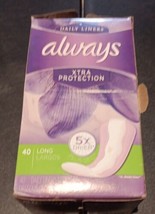 Always Anti-Bunch Xtra Protection Daily Liners Long Unscented 40ct (Y28) - £11.65 GBP