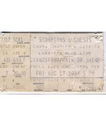 SCORPIONS RARE 1984 Ticket Stub CNE GRANDSTAND Toronto - $14.75