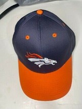 DENVER BRONCOS NFL TEAM APPAREL ADULT ADJUSTABLE HAT NEW &amp; LICENSED NWT - £11.55 GBP