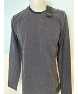 Matinique Claude Dark Navy and White Striped Long Sleeve Tee, Men&#39;s Size... - $32.57 CAD