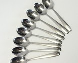 Wallace Bright Star Teaspoons 5 7/8&quot; Glossy Stainless Lot of 8 - £40.86 GBP