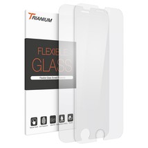 iPhone 7 Screen Protector Trianium(2 Pack) Soft Fiber Glass Film iPhone ... - $10.95