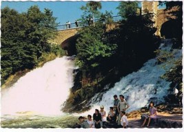 Belgium Postcard Waterfalls Of Coo Petit Coo La Cascade People - £1.69 GBP