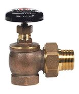 B &amp; K Steam Radiator Valve 1-1/4 &quot; Fpt X 1-1/4 &quot; Mpt Angle Brnz - $1,087.90 MXN