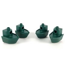 (Lot of 4) Ikea Knopare Wall Hook Green Hanger Boat 705.038.37 - $17.62