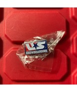 US Snowboarding Red White Blue Lapel Hat Pin Team Sealed Brand New - $18.50 CAD