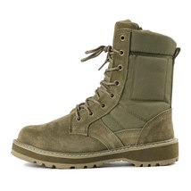 Cow  Suede Army Green Tactical Military Desert Beige Combat Boots for Men - £57.23 GBP