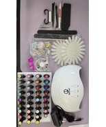 MEFA 60 Pcs Gel Nail Polish Kit with U V Light, 32 Colors All Seasons So... - $23.31 CAD