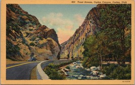 Trout Stream Ogden Canyon Ogden UT Postcard PC497 - £3.98 GBP