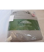 Home Conservatory Crystal Diamond Matelasse king Coverlet Shams Set Grey - $255.90 CAD
