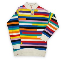 LEGO X Target Mix Stripe Sweater Multicolored Mock Neck Womens Small - £116.20 GBP
