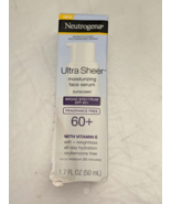 Neutrogena Ultra Sheer SPF60+ Moisturizing Face Serum Sunscreen Lotion  ... - $15.95 CAD